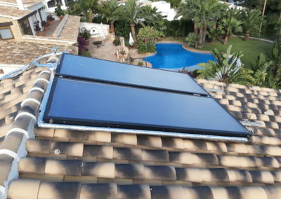 2019 solar térmica, circulació forçada, Moraira