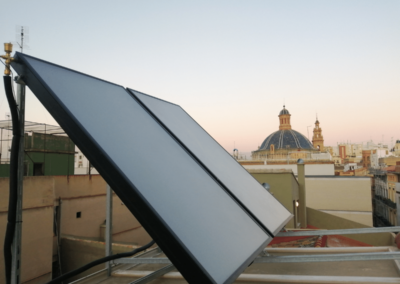 2019 solar térmica, circulació forçada, Valencia