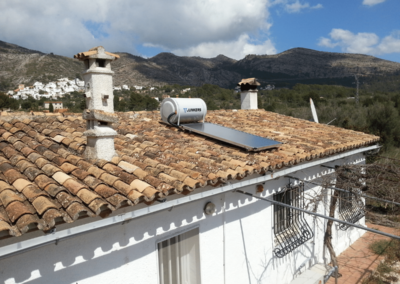 2019 solar térmica, termosifón, Xaló