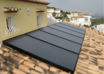 2012 solar térmica per a ACS, calefacció i piscina, Pedreguer